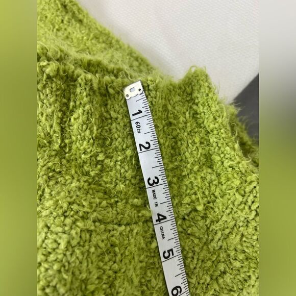 Columbia Womens Turtleneck Fuzzy Knit Sweater Green Size Medium - Picture 11 of 14